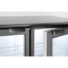 Arriere de bar double porte - 158 L - Noir - 220-240V/160W - 900x530xH870 mm (Arktic)  au meilleur prix sur Restock CHR