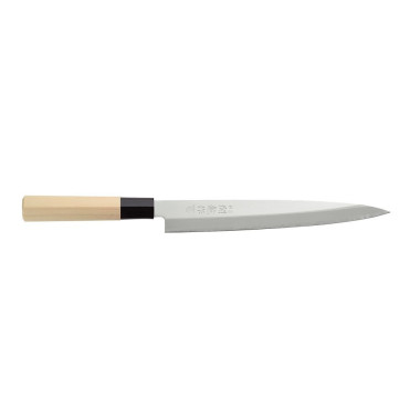 Couteau japonais Sashimi - Bois clair - L 335 mm (HENDI)  au meilleur prix sur Restock CHR