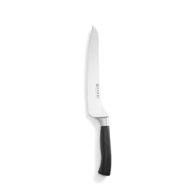 Couteau a pain - Profi Line - offset - Noir - L 350 mm (HENDI)  au meilleur prix sur Restock CHR