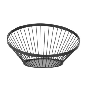 Panier a fruits oblique noir - O280xH130 mm (HENDI)  au meilleur prix sur Restock CHR