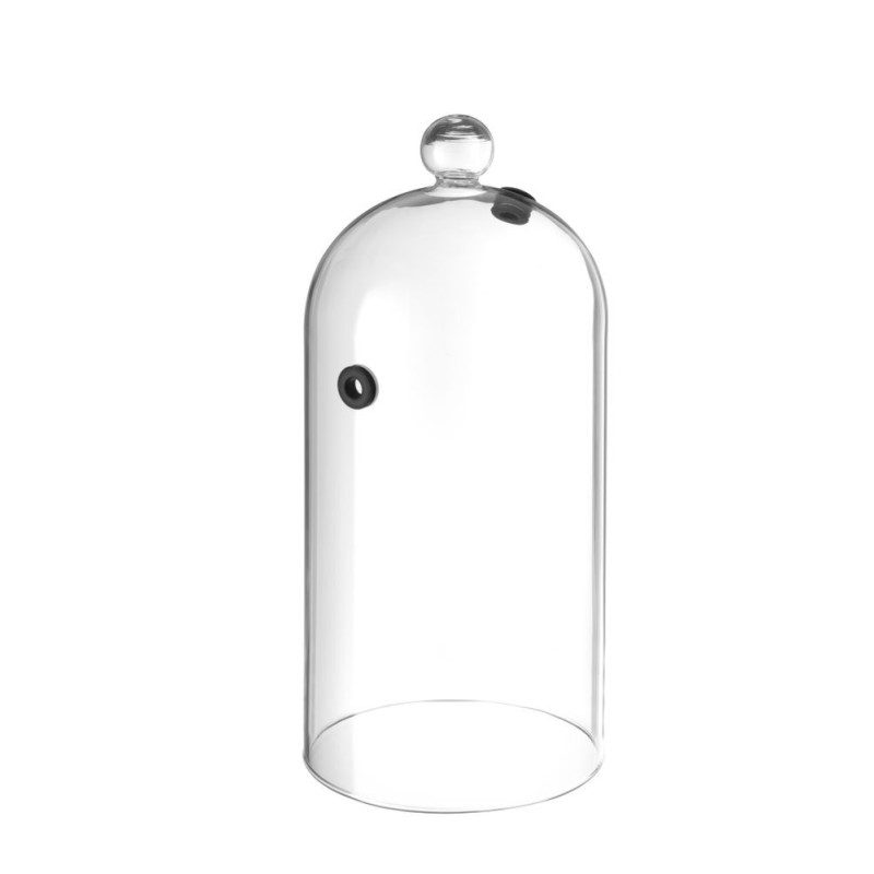 Cloche en verre avec aeration - Cloche cocktail - O130xH282 mm (HENDI)  au meilleur prix sur Restock CHR