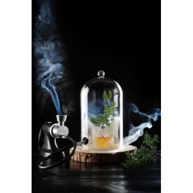 Cloche en verre avec aeration - Cloche cocktail - O130xH282 mm (HENDI)  au meilleur prix sur Restock CHR