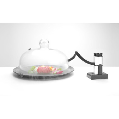 Cloche en verre avec aeration - Cloche cocktail - O130xH282 mm (HENDI)  au meilleur prix sur Restock CHR