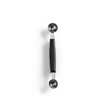 Cuillere a melon double - O 22-25 mm - Noir - L 165 mm (HENDI)  au meilleur prix sur Restock CHR