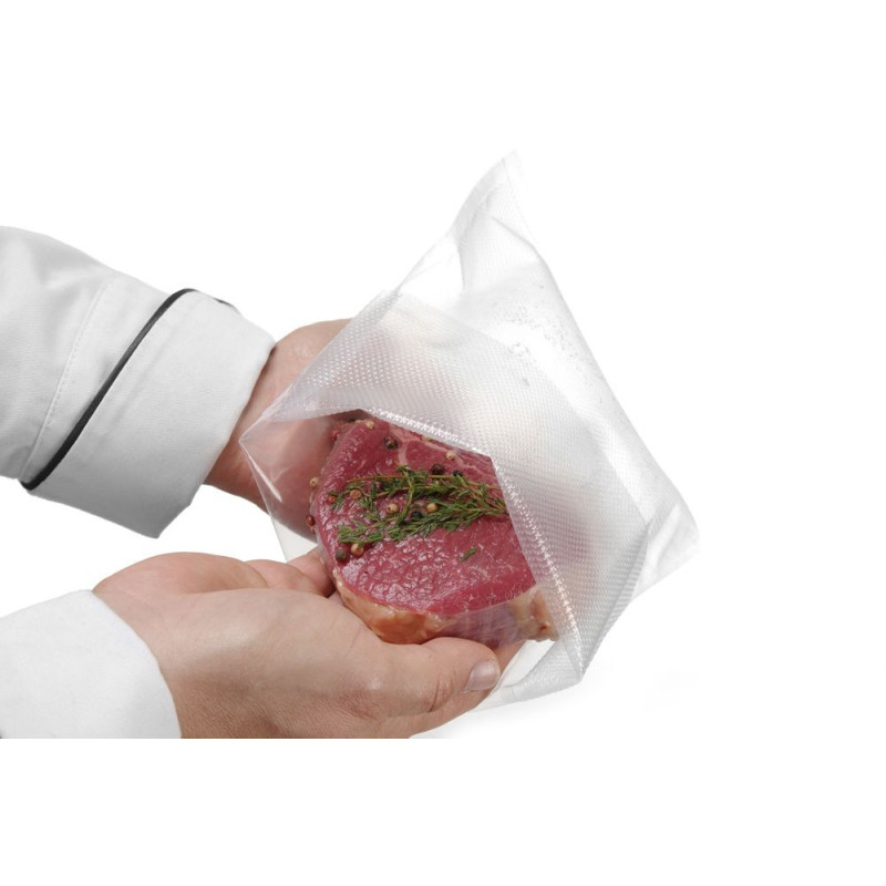 Sacs sous vide gaufres - 100 u. - 150x400 mm (HENDI)  au meilleur prix sur Restock CHR