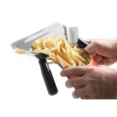 Pelle avec entonnoir pour frites et nachos - Noir - 230x220 mm (HENDI)  au meilleur prix sur Restock CHR