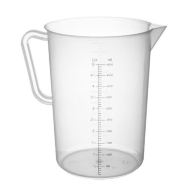 Broc mesureur en polypropylene - 5 L - O190xH270 mm (HENDI)  au meilleur prix sur Restock CHR