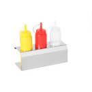 Support sauces - 3 trous O 50 mm - 209x80xH78 mm (HENDI)  au meilleur prix sur Restock CHR