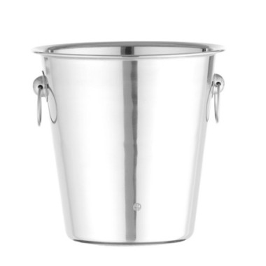 Seau a glace - 3 - 3 L - Argent - O220xH190 mm (BarUp)  au meilleur prix sur Restock CHR