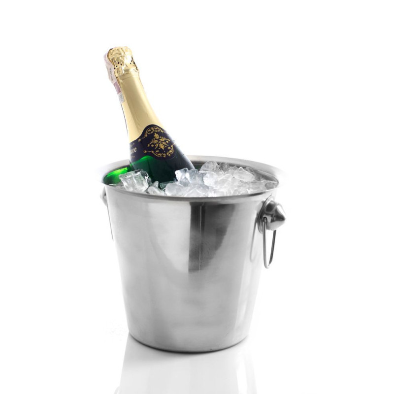Seau a glace - 3 - 3 L - Argent - O220xH190 mm (BarUp)  au meilleur prix sur Restock CHR
