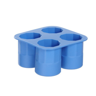 Moule a glacons verre a shot - Bleu - 122x122xH60 mm (BarUp)  au meilleur prix sur Restock CHR