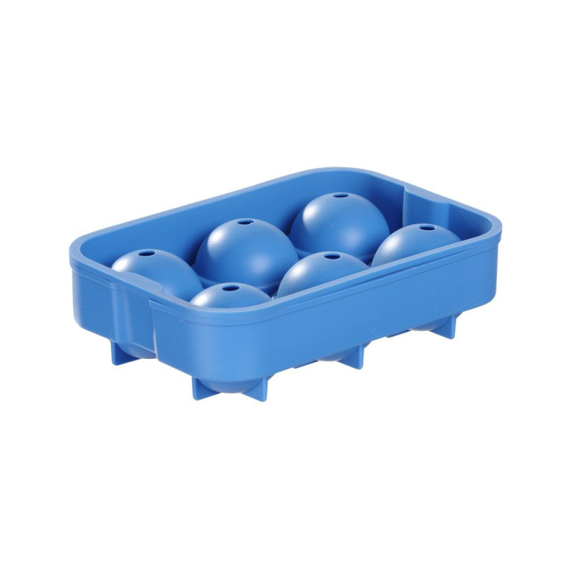 Moule a glacons boule whisky - Bleu - 180x125xH50 mm (BarUp)  au meilleur prix sur Restock CHR