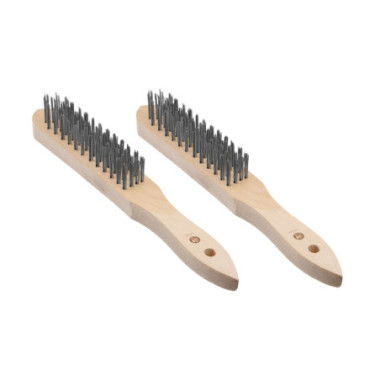 Brosse metallique - 2 pieces - 2 u. - L 290 mm (HENDI)  au meilleur prix sur Restock CHR