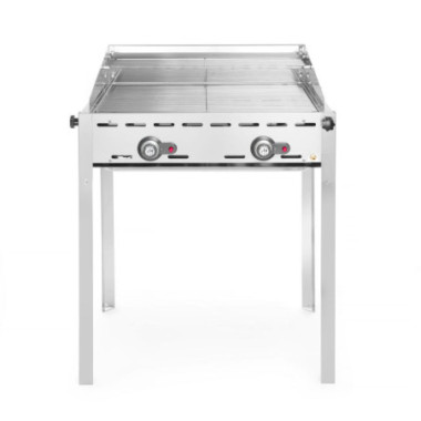 Green Fire avec 2 bruleurs - Profi Line - Avec 2 grilles en inox GN 1/1 - 11 - 6kW - 740x612xH825 mm (HENDI)  au meilleur prix s