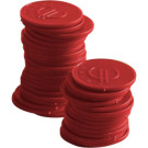 Jetons - 100 pieces - Bleu - 100 u. - O25 mm (BarUp)  au meilleur prix sur Restock CHR