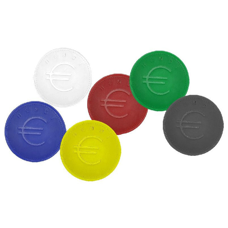 Jetons - 100 pieces - Jaune - 100 u. - O25 mm (BarUp)  au meilleur prix sur Restock CHR
