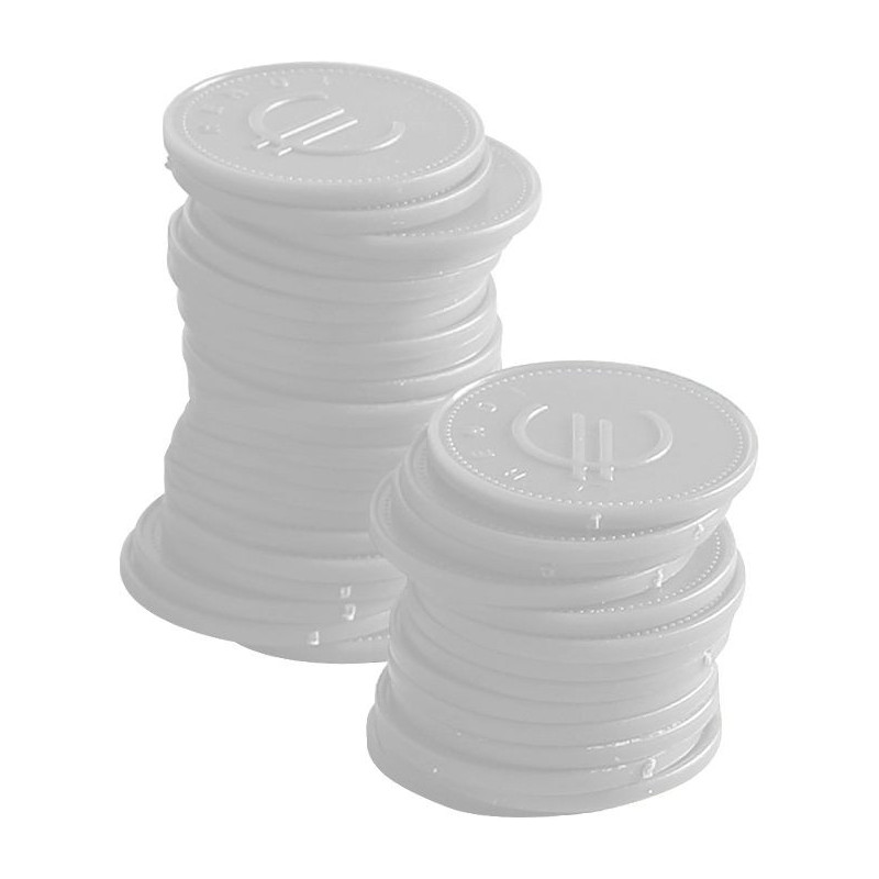 Jetons - 100 pieces - Jaune - 100 u. - O25 mm (BarUp)  au meilleur prix sur Restock CHR