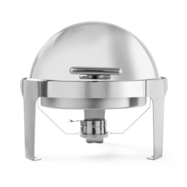 Rolltop-Chafing dish - rond - 5 - 6 L - 510x540xH480 mm (HENDI)  au meilleur prix sur Restock CHR