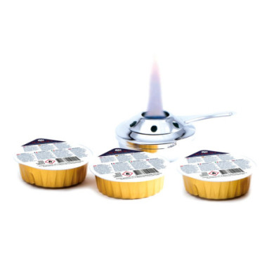 Pate combustible dans boites jetables - 3 pieces - 3 u (HENDI)  au meilleur prix sur Restock CHR