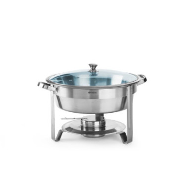 Chafing dish - rond - Kitchen Line - 3 - 5 L - O390xH270 mm (HENDI)  au meilleur prix sur Restock CHR