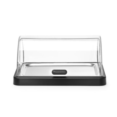 Vitrine refrigerante a couvercle coulissant Duo UNIQ - designed by Robert Bronwasser - Simple - Noir (HENDI)  au meilleur prix s