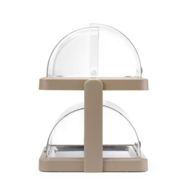 Vitrine refrigerante a couvercle coulissant Duo UNIQ - designed by Robert Bronwasser - Double - Beige (HENDI)  au meilleur prix 