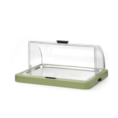 Vitrine refrigerante a couvercle coulissant Duo UNIQ - designed by Robert Bronwasser - Double - Beige (HENDI)  au meilleur prix 