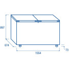 Congélateur Coffre 500 litres CFB 500 - Cool Head  au meilleur prix sur Restock CHR
