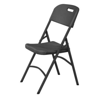 Chaise traiteur - AmerBox - charge max. 175 kg. - Noir - 540x440xH840 mm  au meilleur prix sur Restock CHR