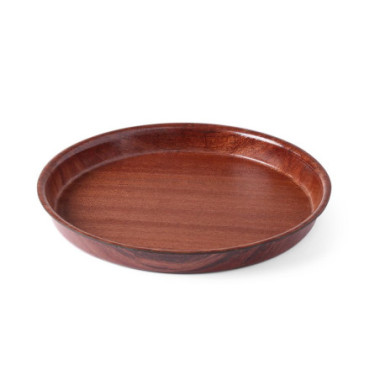 Plateau woodform - AmerBox - Acajou - O420xH30 mm  au meilleur prix sur Restock CHR