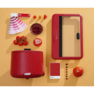 Marmite a soupe UNIQ - designed by Robert Bronwasser - 8 L - Rouge - 220-240V/500W - O365xH325 mm (HENDI)  au meilleur prix sur 
