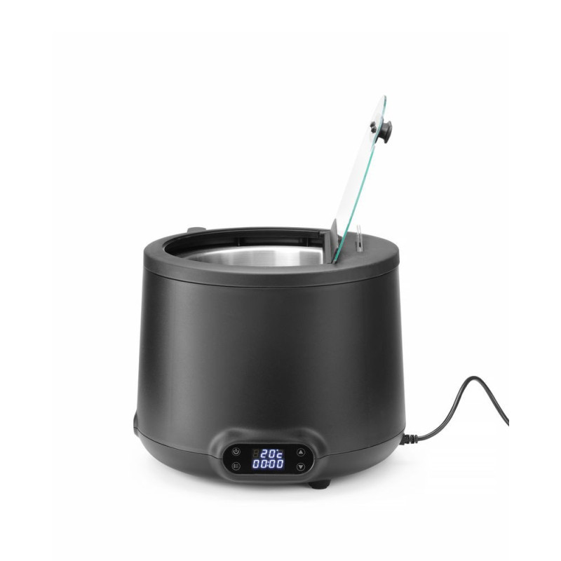 Marmite a soupe UNIQ - designed by Robert Bronwasser - 8 L - Noir - 220-240V/500W - O365xH325 mm (HENDI)  au meilleur prix sur R