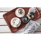 Plateau de service - rectangulaire - antiderapant - stratifie - AmerBox - Acajou - 460x360 mm  au meilleur prix sur Restock CHR