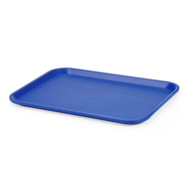 Plateaux fastfood moyen - Bleu - 305x415xH20 mm (HENDI)  au meilleur prix sur Restock CHR