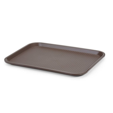 Plateaux fastfood moyen - Brun - 305x415xH20 mm (HENDI)  au meilleur prix sur Restock CHR