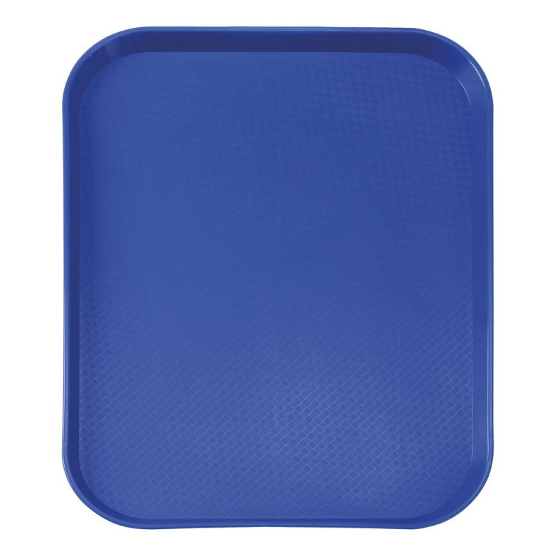 Plateaux fastfood petit - Bleu - 265x345xH20 mm (HENDI)  au meilleur prix sur Restock CHR