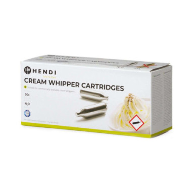 Cartouches pour siphon a chantilly - 50 u (HENDI)  au meilleur prix sur Restock CHR