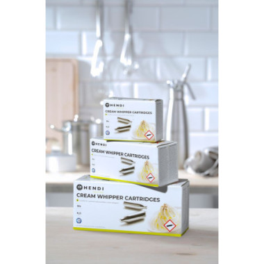 Cartouches pour siphon a chantilly - 50 u (HENDI)  au meilleur prix sur Restock CHR