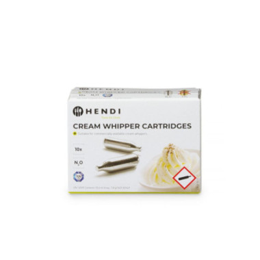 Cartouches pour siphon a chantilly - 10 u (HENDI)  au meilleur prix sur Restock CHR