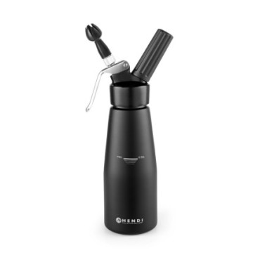 Siphon a chantilly noir - Kitchen Line - 0 - 5 L - Noir - O80xH260 mm (HENDI)  au meilleur prix sur Restock CHR