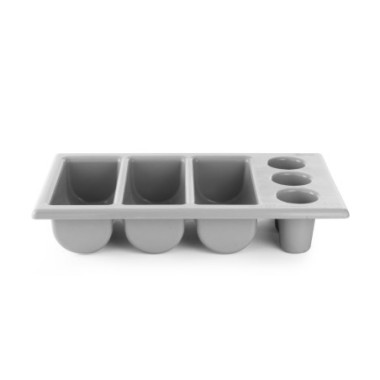Bac a couverts - Gris clair - 530x325xH105 mm (HENDI)  au meilleur prix sur Restock CHR