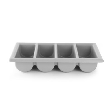 Bac a couverts - Gris clair - 530x325xH100 mm (HENDI)  au meilleur prix sur Restock CHR