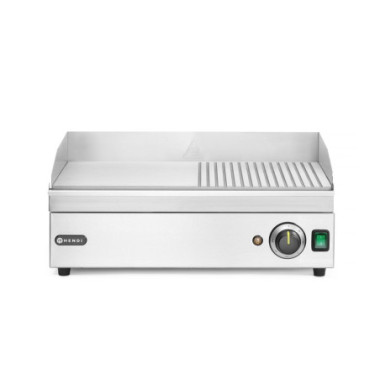 Grill - moitie rainure - Kitchen Line - 220-240V/2400W - 527x404xH233 mm (HENDI)  au meilleur prix sur Restock CHR