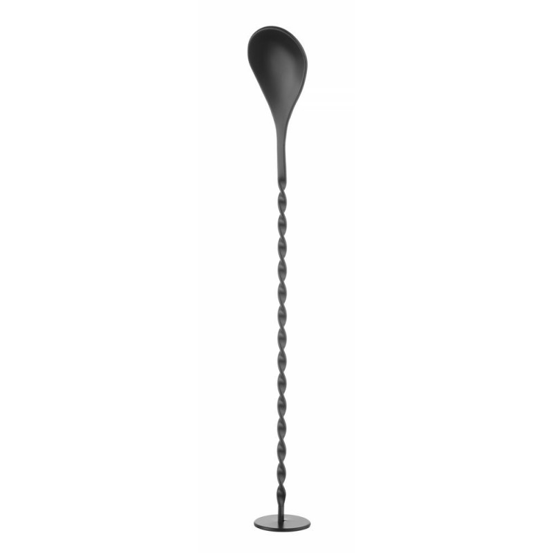 Cuillere a cocktail avec pilon - Noir - 280x35 mm (BarUp)  au meilleur prix sur Restock CHR