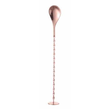 Cuillere a cocktail avec pilon - Cuivre - 280x35 mm (BarUp)  au meilleur prix sur Restock CHR