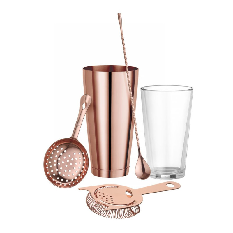 Cuillere a cocktail - Cuivre - 385x35 mm (BarUp)  au meilleur prix sur Restock CHR
