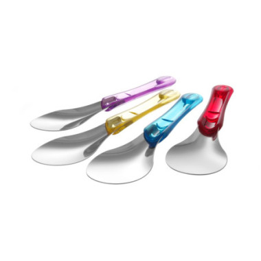 Spatule a glace avec manche en Tritan - Jaune - L 260 mm (HENDI)  au meilleur prix sur Restock CHR