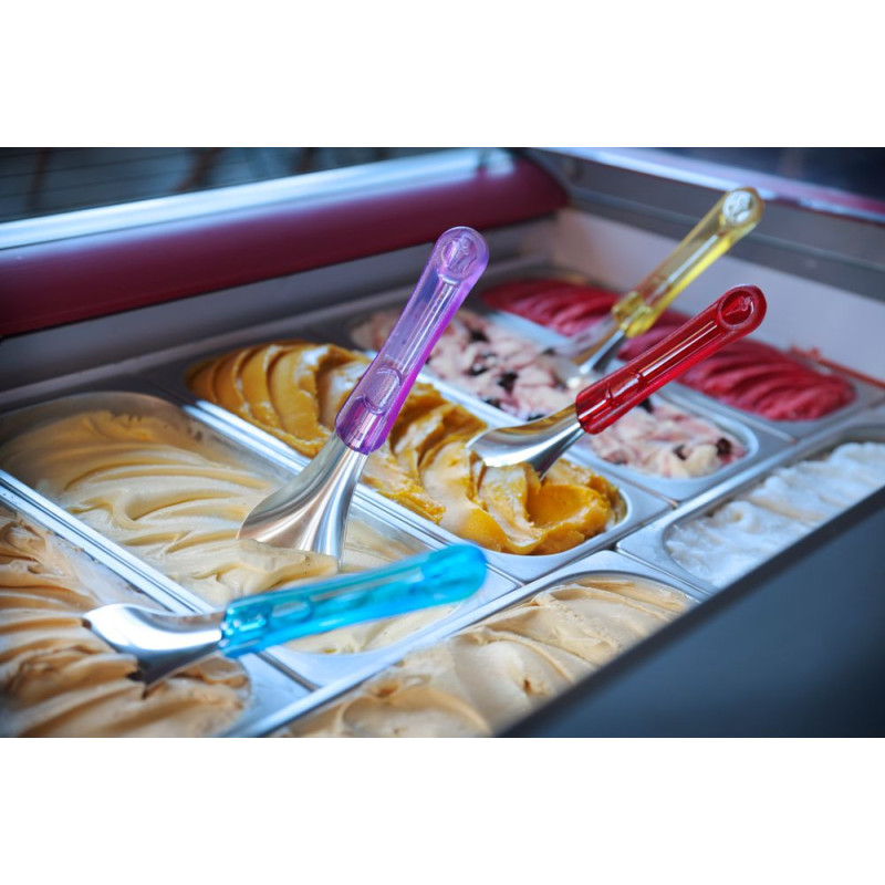 Spatule a glace avec manche en Tritan - Jaune - L 260 mm (HENDI)  au meilleur prix sur Restock CHR