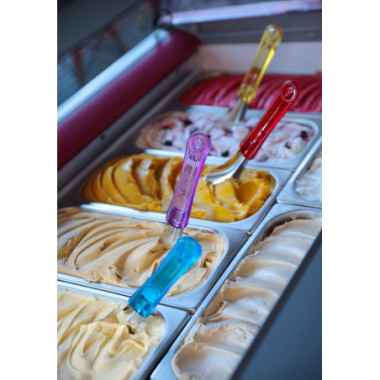 Spatule a glace avec manche en Tritan - Jaune - L 260 mm (HENDI)  au meilleur prix sur Restock CHR