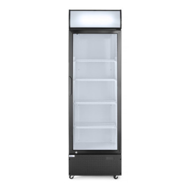 Armoire refrigeree avec caisson lumineux - porte simple - 254 L - Noir - 220-240V/250W - 578x605xH1980 mm (Arktic)  au meilleur 